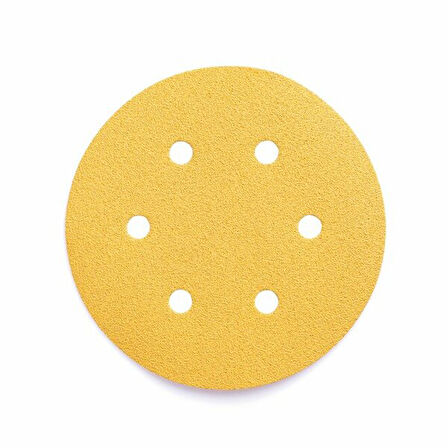 InterFlex İ-3127233307 Cırt Disk 150 mm 240 Kum-Gold Ap215C 6+1 Delik