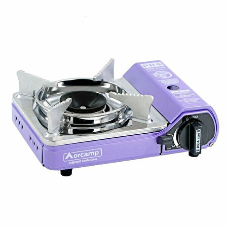 ORGAZ OR-CK-506/M Ck-506/Tekli Portatif Ocak Mini Mor 