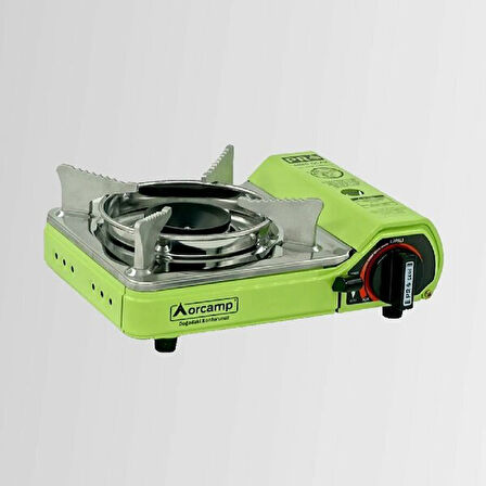 ORGAZ OR-CK-506/Y Ck-506/Tekli Portatif Ocak Mini Yeşil 