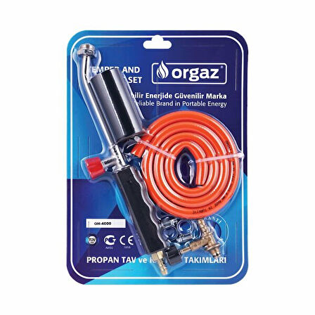 ORGAZ OR-OH-4000 Oh-4000/Hortumlu Şaloma Takımı (40 mm Başlık)