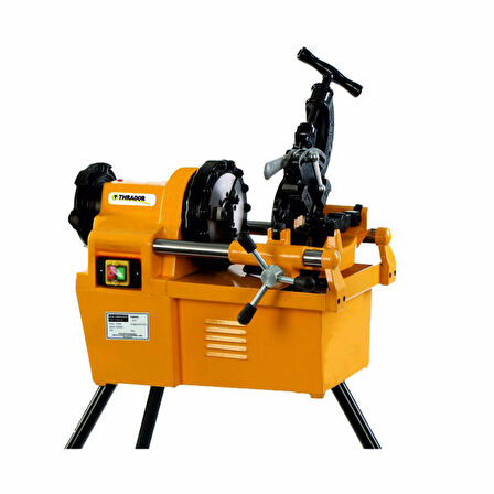 THRADOR ProMax 500 Elektrikli Tezgah Tipi Manuel Boru Pafta 1/2"-2" 1000W