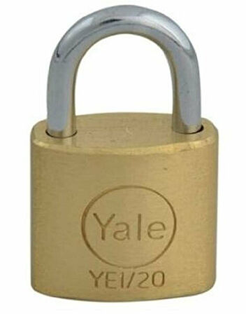 YALE YE1/20/111/1 Essentıal 20 mm Pirinç Asma Kilit Blister