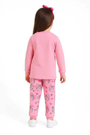 Pembe Çiçekli 1-3 Yaş Alt Üst Takım