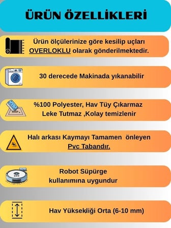 Dinar Gri Kahve Kaymaz Taban Yıkanabilir Kesme Yolluk Halı Modern Desen
