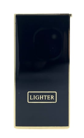 Lighter Klasik Metal Gazlı Çakmak – Altın & Siyah Tasarım Taşlı Çakmak, Yedek Taşı ve Özel Hediyelik Kutulu