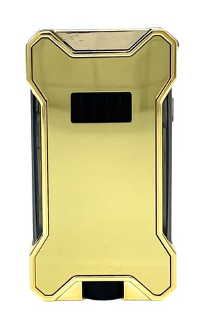 Hunter Elektronik Ateşlemeli Çakmak & Led Göstergeli USB Çakmak Gold