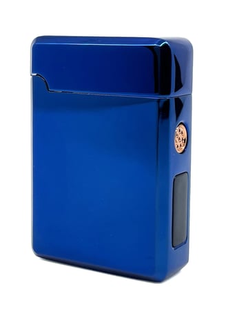 Hunter USB Şarjlı Plazma Ark Elektronik Çakmak Metal - Mavi