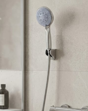 Çok Fonksiyonlu 4 Kademeli El Duşu Seti Spiral Hortumlu Banyo Duş Başlığı