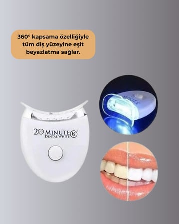 Evde Kullanıma Uygun LED Teknolojili Diş Beyazlatma Kiti