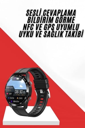 Akıllı Saat 3 Kordon Akıllı Saat Android ve İOS Uyumlu Uzun Ömürlü Titreşim