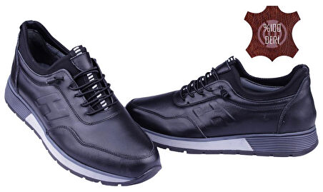 Detector Hakiki Deri Ortopedik Erkek Günlük Ayakkabı HURBAN