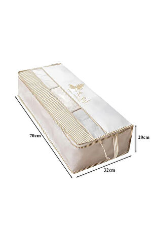 (3 ADET) Pencereli Baza Hurç Baza Altı Düzenleyici Hurç 70*32*30 cm