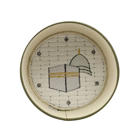 Hac Umre Sarığı – Beyaz Kumaş – Yeşil Takke – Düz Sarım – Mekke-Medine – 5 Metre