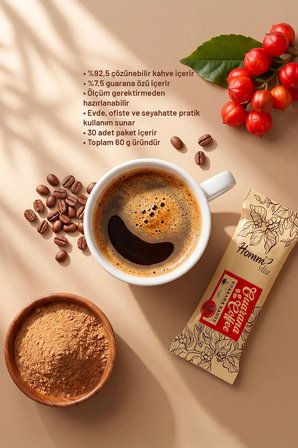 HOMM VITA GUARANA KAHVE 30 ADET 60GR