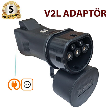 Hgsşarj V2L Adaptör Tekli, Hyundai, Kia, Ssangyong, Elektrikli Aracınıza 220V Ev Tipi Priz İmkanı