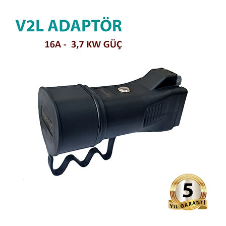 Hgsşarj Mg, V2L Tekli Adaptör, Elektrikli Aracınıza 220V Ev Tipi Priz İmkanı. Kampta - Seyahatte