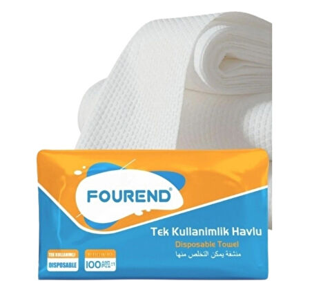 Tek Kullanımlık Petek Dokulu Manikür Havlusu 25x40 Cm 100 Adet