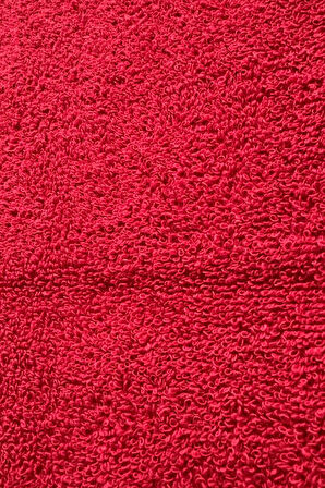 Kuaförler İçin Yüksek Emici A Kalite Baş Havlusu 90x50 cm Kırmızı