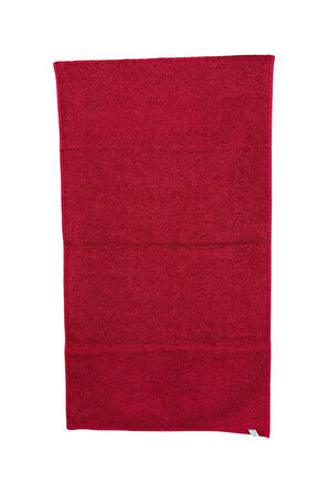 Kuaförler İçin Yüksek Emici A Kalite Baş Havlusu 90x50 cm Kırmızı