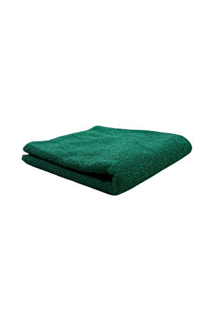 Kuaförler İçin Yüksek Emici A Kalite Baş Havlusu 90x50 cm Koyu Yeşil