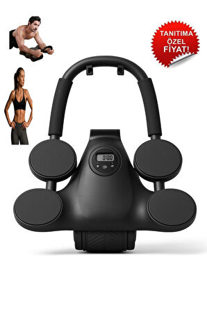 PB-X5 Mekik Aleti Dijital Mekik Aleti Spor Aleti Dirsek Destekli Dijital Ekran Karın Egzersiz Fit