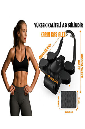 PB-X5 Mekik Aleti Dijital Mekik Aleti Spor Aleti Dirsek Destekli Dijital Ekran Karın Egzersiz Fit