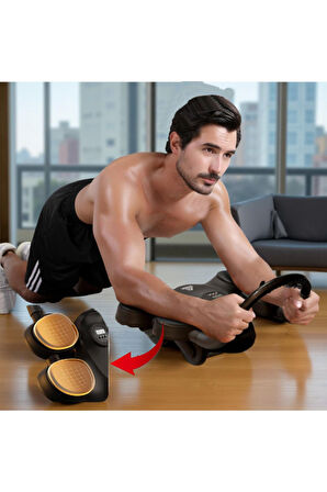 PB-X5 Mekik Aleti Dijital Mekik Aleti Spor Aleti Dirsek Destekli Dijital Ekran Karın Egzersiz Fit