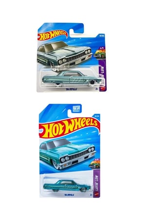 '64 Impala Turkuaz Kısa ve Uzun Kart Seti