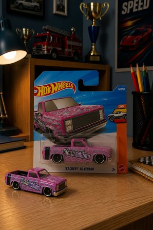 Hot Wheels '83 Chevy Silverado - Hot Trucks Serisi Regular Eski Tip Koleksiyonluk Metal Araba