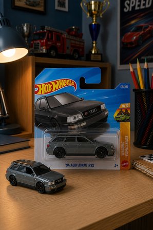 Hot Wheels '94 Audi Avant Rs2 - Wagons Serisi Regular Eski Tip Koleksiyonluk Metal Araba