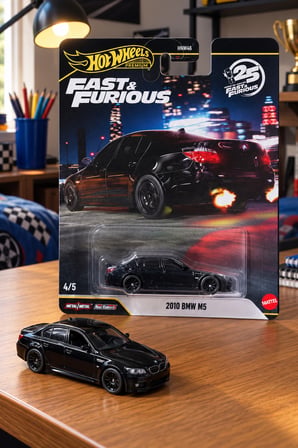 Hot Wheels 2010 BMW M5 Fast & Furious Premium Oyuncak Araba