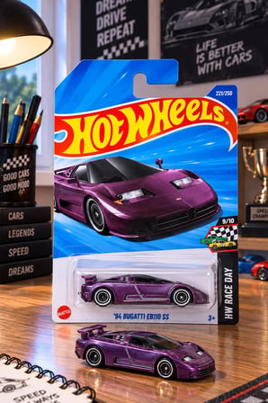 '94 Bugatti EB110 SS Uzun Kart Oyuncak Araba