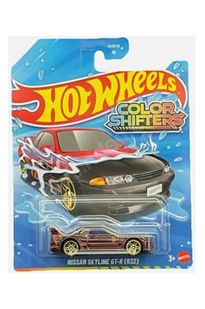 Color Shifters Nissan Skyline GT-R (R32) Suda Renk Değiştiren Oyuncak Araba