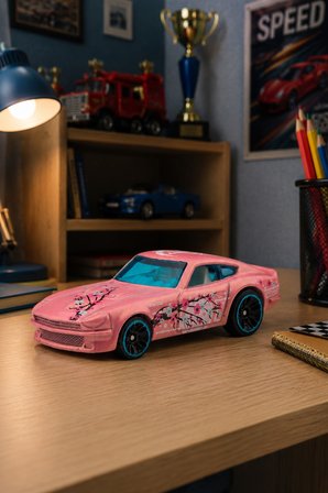 Hot Wheels Datsun 240Z - Art Cars Özel Seri Metal Oyuncak Araba