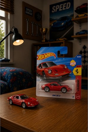 Hot Wheels Dino 206 GT Oyuncak Araba