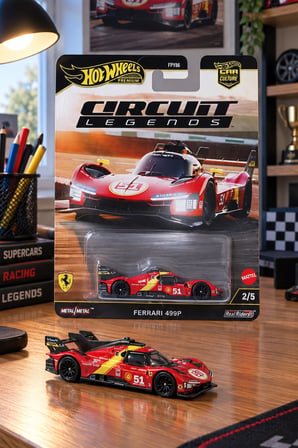 Hot Wheels Ferrari 499P Car Culture Circuit Legends Premium Oyuncak Araba