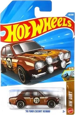 Hot Wheels 70 Ford Escort RS1600 - Hw Dirt Özel Seri Metal Oyuncak Araba