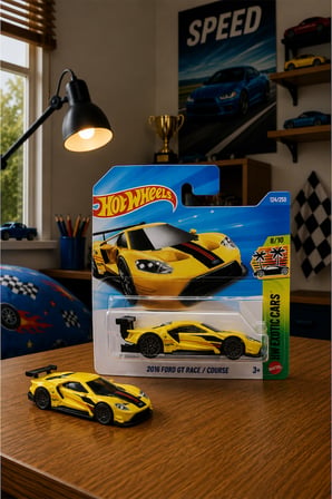Hot Wheels 2016 Ford GT Race / Course Oyuncak Araba