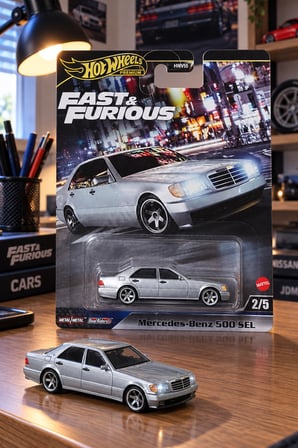 Hot Wheels Mercedes-Benz 500 SEL Fast & Furious Premium Oyuncak Araba