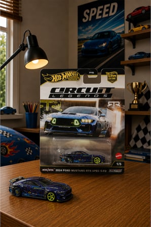 Hot Wheels 2024 Ford Mustang RTR Spec 5-FD Car Culture Circuit Legends Premium Oyuncak Araba