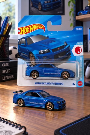 Hot Wheels Nissan Skyline GT-R (BNR34) Oyuncak Araba
