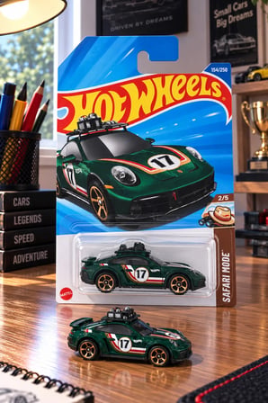 Porsche 911 Dakar Safari Mode Uzun Kart Oyuncak Araba
