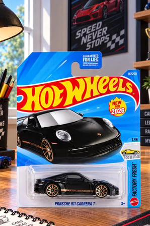 Porsche 911 Carrera T Uzun Kart Oyuncak Araba