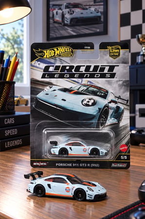 Hot Wheels Porsche 911 GT3 R (992) Car Culture Circuit Legends Premium Oyuncak Araba