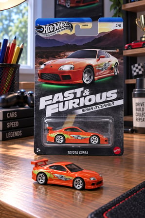 Hot Wheels Toyota Supra Fast & Furious Silver Series Oyuncak Araba