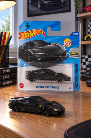 Hot Wheels Ferrari SF90 Stradale Koruma Kabı Dahil Oyuncak Araba