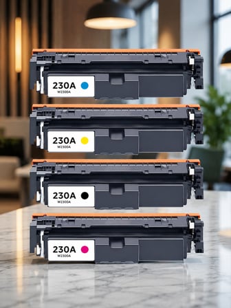 Hp Uyumlu  Color Laserjet Pro 4303dw Uyumlu Toner Takımı - Çipli / 230a / W2300a