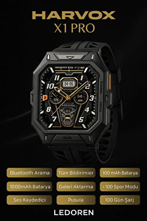 HX Watch X1 Pro Akıllı Saat Iphone Ve Android Tüm Telefonlara Uyumlu