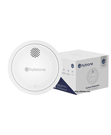 Nif Bilişim Hybrone HY-SW1041-SD Hybrone Akıllı Duman Dedektörü Sesli ve Görsel Uyarı Wi-Fi