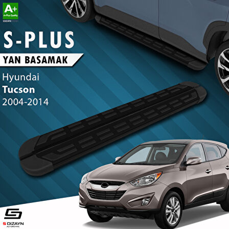 S-Dizayn Hyundai Tucson 2 S-Plus Siyah Yan Basamak 173 Cm 2004-2014 A+ Kalite